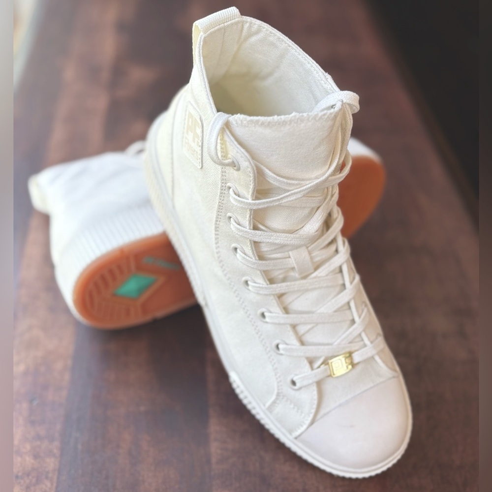 PF Flyers - Allston Hi Top Platform Canvas Sneakers - Picture 10 of 13